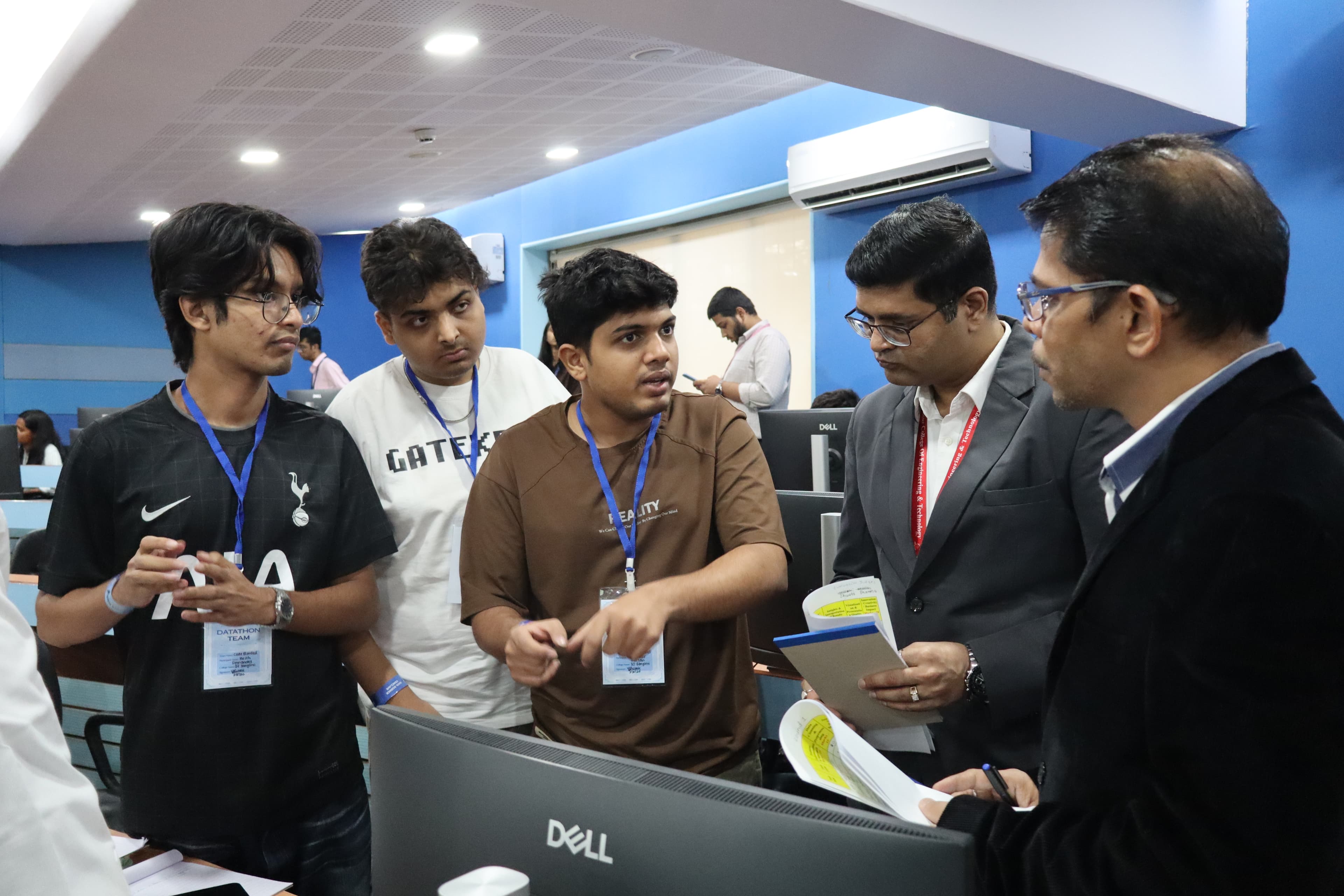 Judging round at TCET